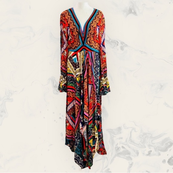 FREE PEOPLE boho maxi dress, size M, NWT - Picture 3 of 16